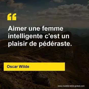 Citation Oscar Wilde
