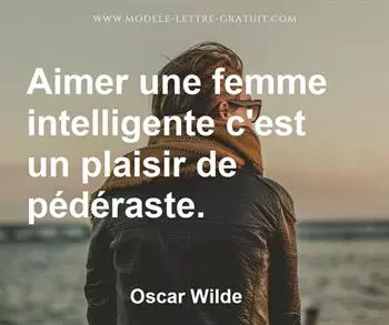 Citation de Oscar Wilde