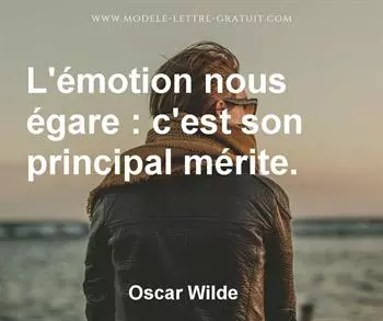 Citation de Oscar Wilde