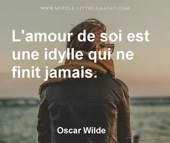 Citation de Oscar Wilde