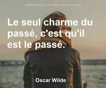 Citation de Oscar Wilde
