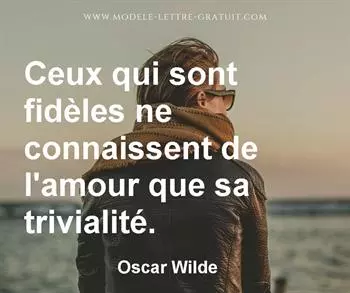 Citation de Oscar Wilde