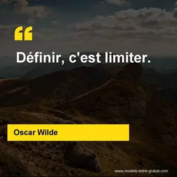 Citation Oscar Wilde