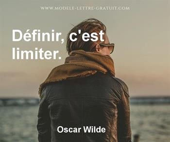 Citation de Oscar Wilde