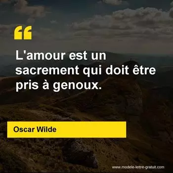 Citation Oscar Wilde