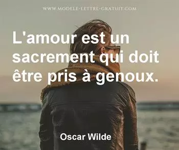 Citation de Oscar Wilde