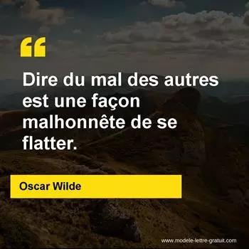 Citation Oscar Wilde