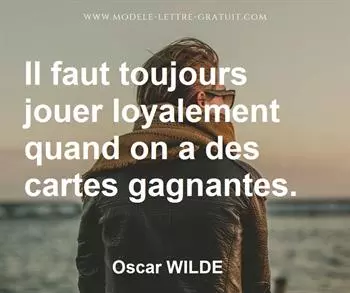Citation de Oscar WILDE