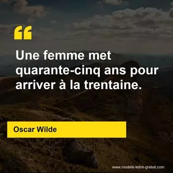 Citation Oscar Wilde