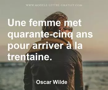 Citation de Oscar Wilde
