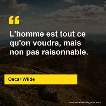 Citation Oscar Wilde