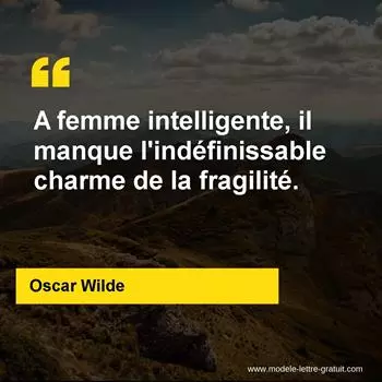 Citation Oscar Wilde