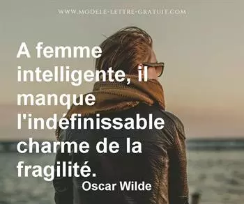 Citation de Oscar Wilde