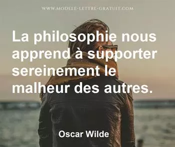 Citation de Oscar Wilde