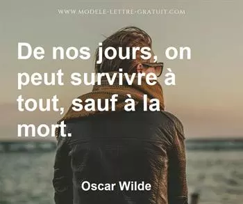 Citation de Oscar Wilde