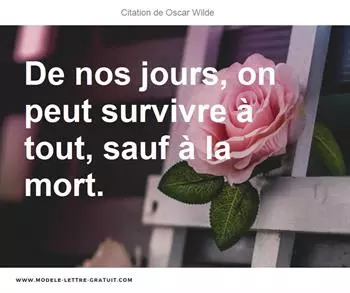 Citations Oscar Wilde