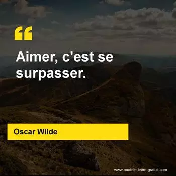 Citation Oscar Wilde