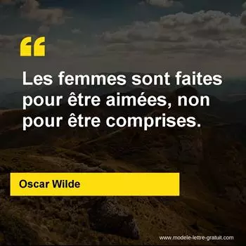 Citation Oscar Wilde