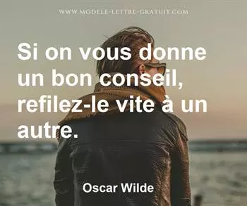 Citation de Oscar Wilde