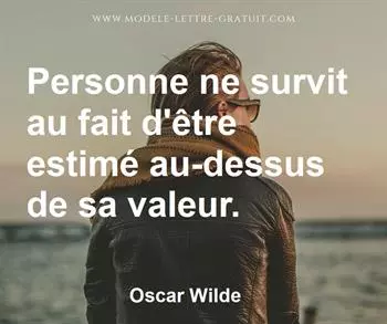 Citation de Oscar Wilde