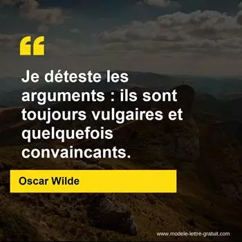 Citation Oscar Wilde