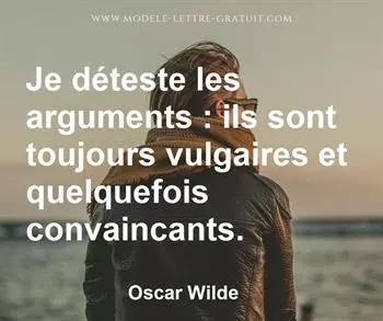 Citation de Oscar Wilde
