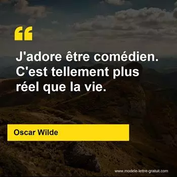 Citation Oscar Wilde