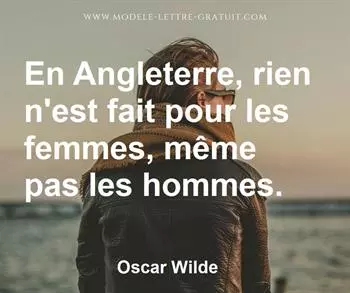 Citation de Oscar Wilde