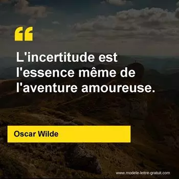 Citation Oscar Wilde