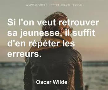 Citation de Oscar Wilde