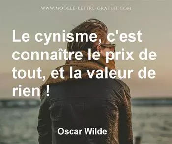 Citation de Oscar Wilde