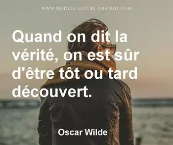 Citation de Oscar Wilde