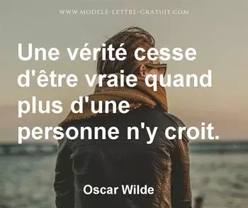 Citation de Oscar Wilde