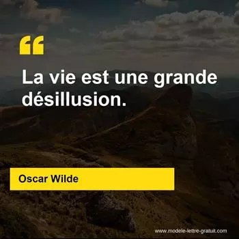 Citation Oscar Wilde