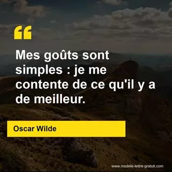 Citation Oscar Wilde