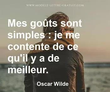 Citation de Oscar Wilde