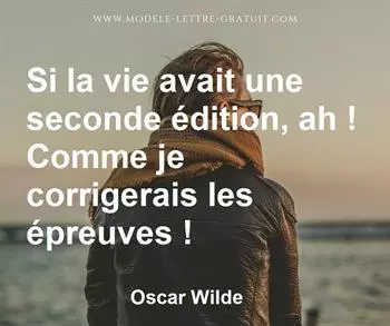 Citation de Oscar Wilde