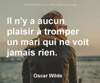 Citation de Oscar Wilde