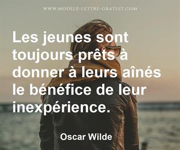 Citation de Oscar Wilde