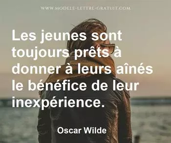 Citation de Oscar Wilde