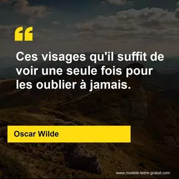 Citation Oscar Wilde