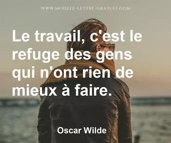 Citation de Oscar Wilde