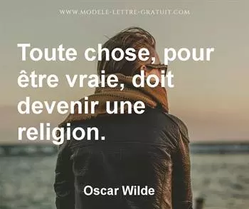 Citation de Oscar Wilde