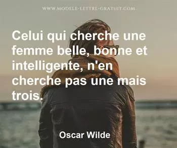 Citation de Oscar Wilde