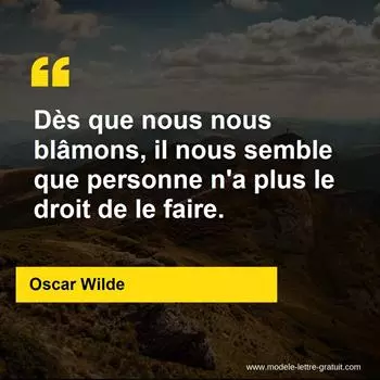 Citation Oscar Wilde