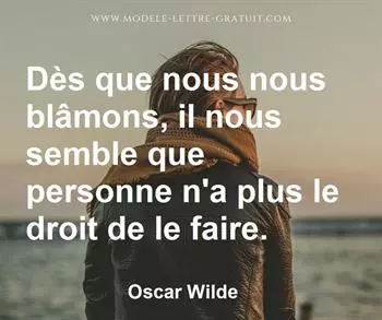 Citation de Oscar Wilde
