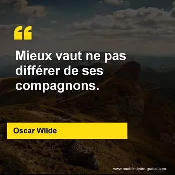 Citation Oscar Wilde
