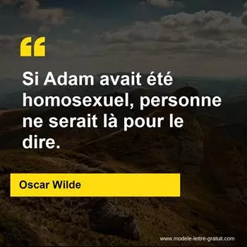 Citation Oscar Wilde