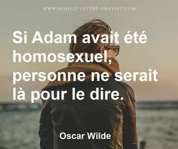 Citation de Oscar Wilde