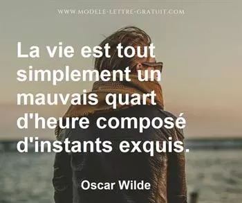 Citation de Oscar Wilde